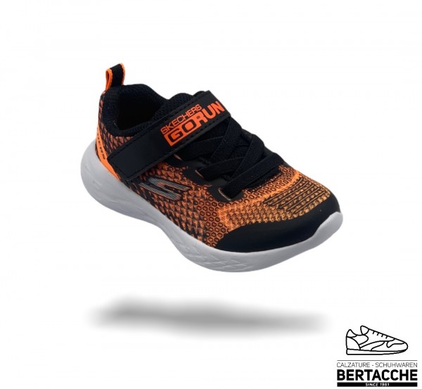 SKECHERS ARANCIO-NERO