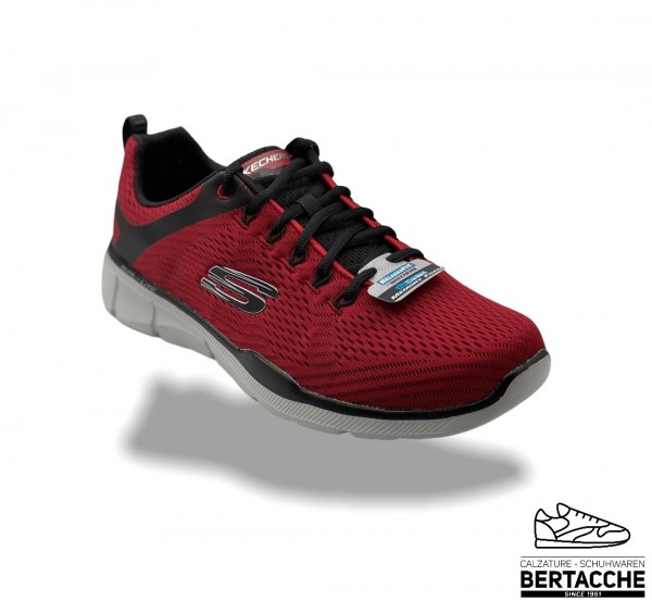 SKECHERS RED - BLACK