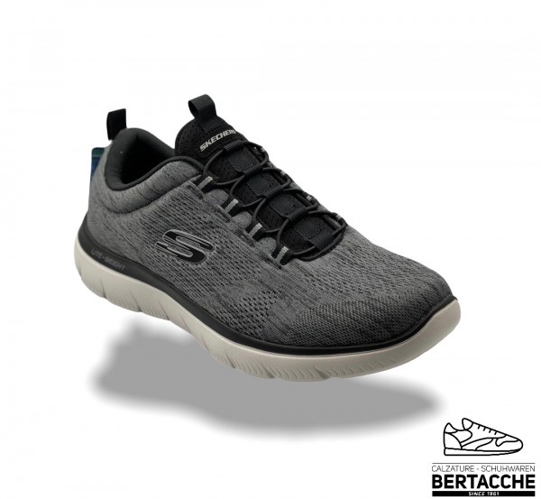 SKECHERS GREY-BLACK SL