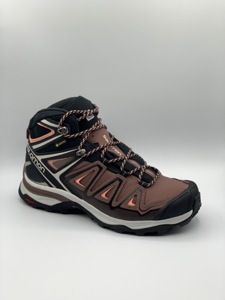 SALOMON X ULTRA 3 MID GTX PEPPERCOM-BLACK CORAL