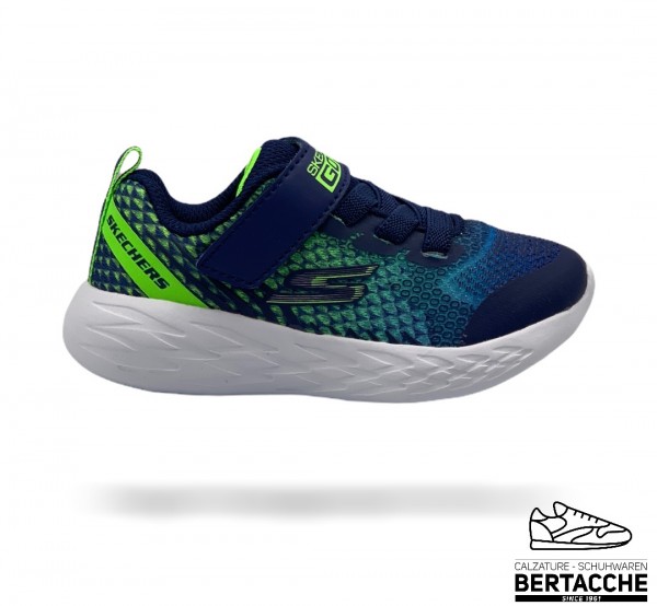 SKECHERS NAVY/LIME