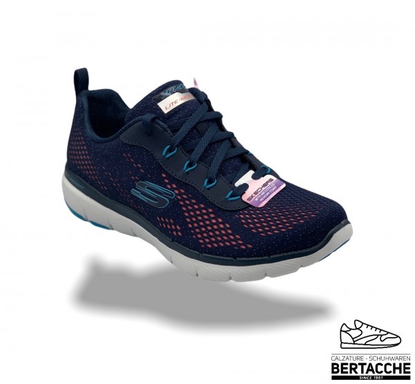 SKECHERS NAVY-PINK