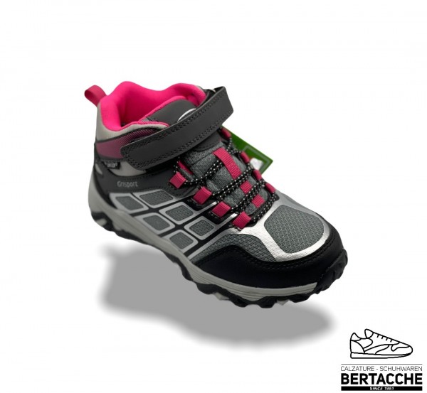 GRISPORT MID GREY-FUXIA