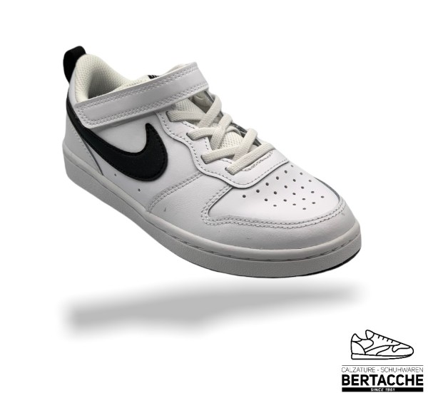 NIKE COURT BOROUGH LOW2 WHITE-BLACK