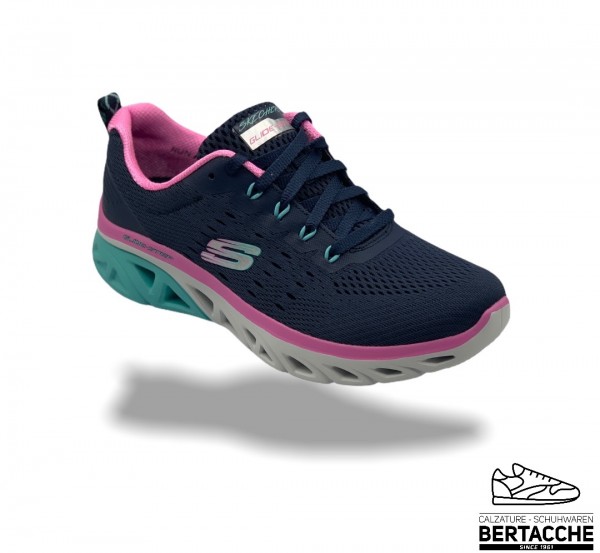 SKECHERS glide step NAVY-PINK