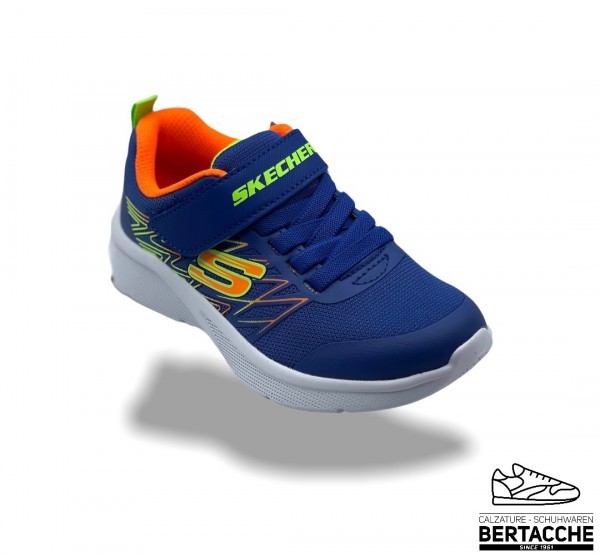 SKECHERS BLUE-ORANGE