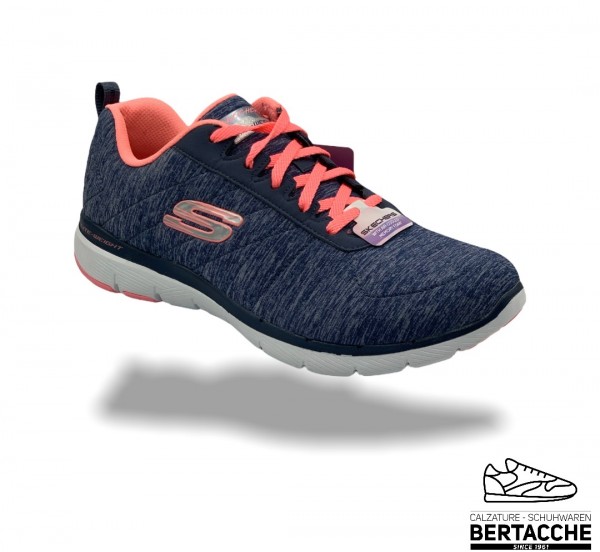 SKECHERS 13067 NAVY-CORAL